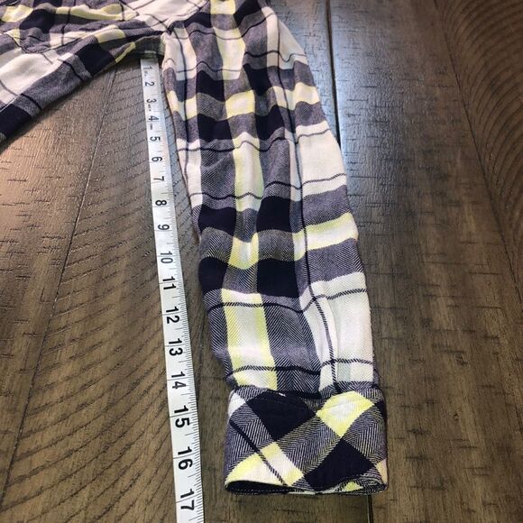 Rails Really Soft Hunter Flannel Shirt Perfectly Positioned Pocket Blue Yellow - Picture 12 of 17